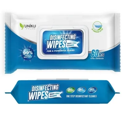 Disinfectant Wipes (60/pk)