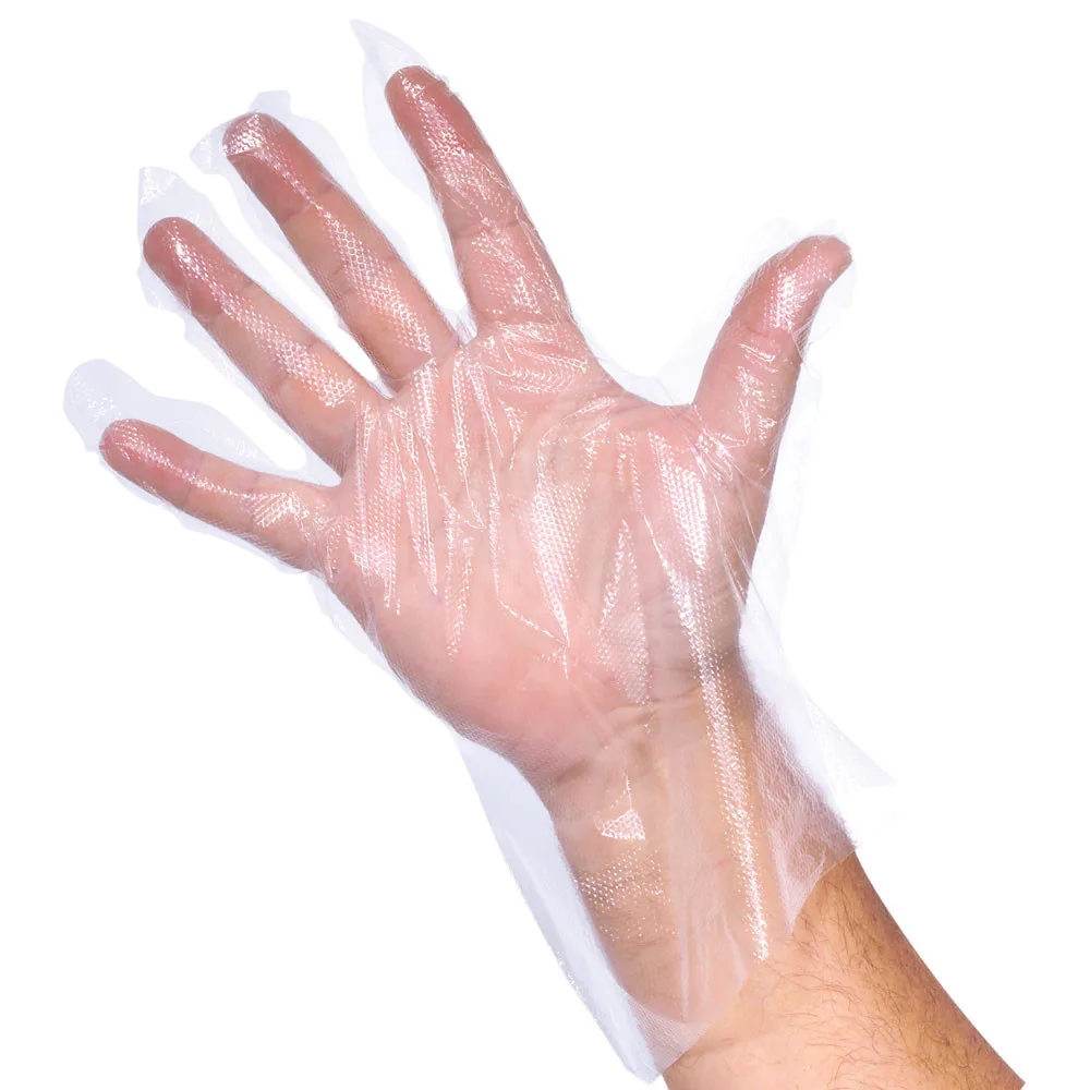 Disposable Clear Poly Gloves (Box of 500)