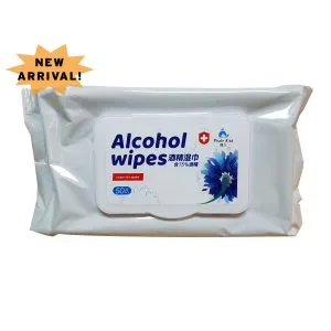 Tender Alcohol Wipes - 75% Alcohol - 50pcs - 20cm x 15cm